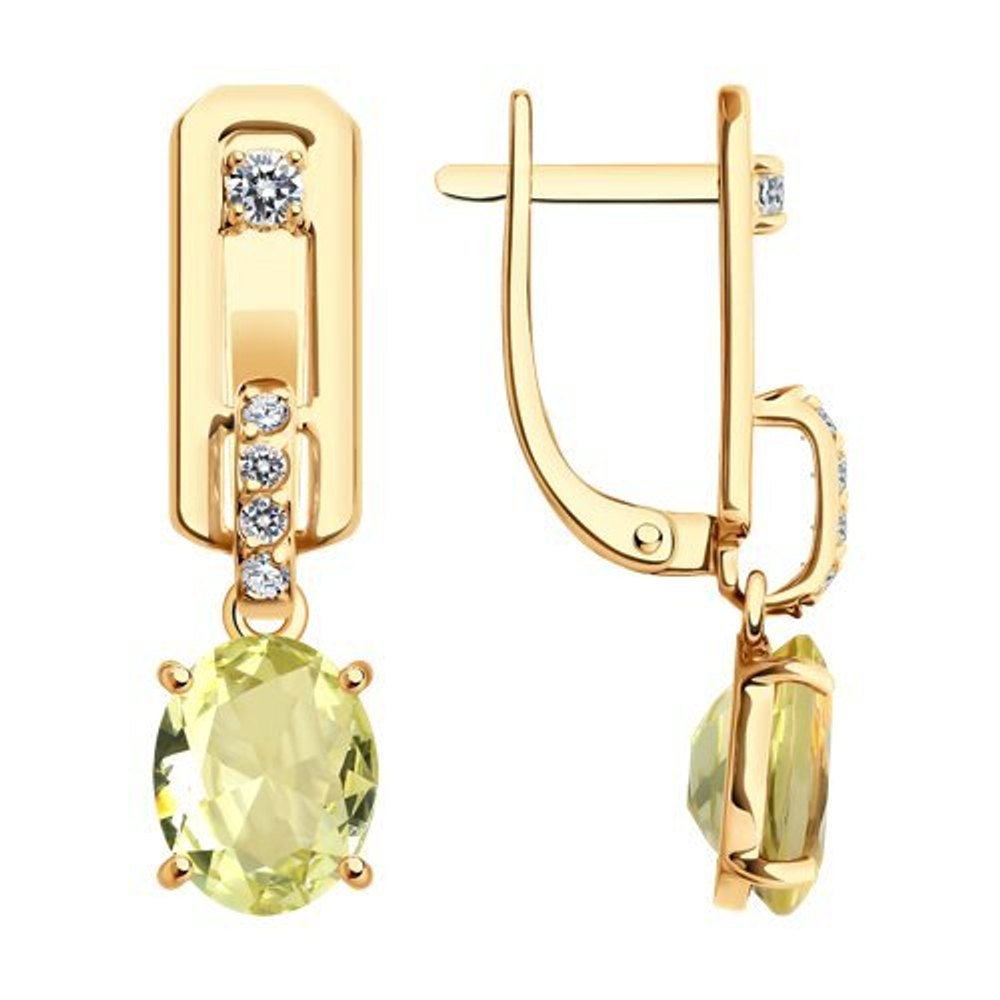 Серьги из золота 585 пробы