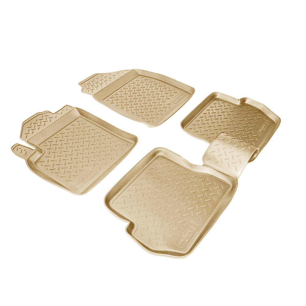 Ковры в салон Norplast/Unidec для Ford Fusion в кузове JU2 (2002-2008), Бежевый, арт.NPL-Po-22-19-B