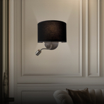 Citiluх Декарт CL704305 Бра с чёрным абажуром и диммером