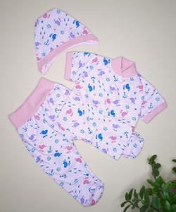 Комплект Киты (розовый)