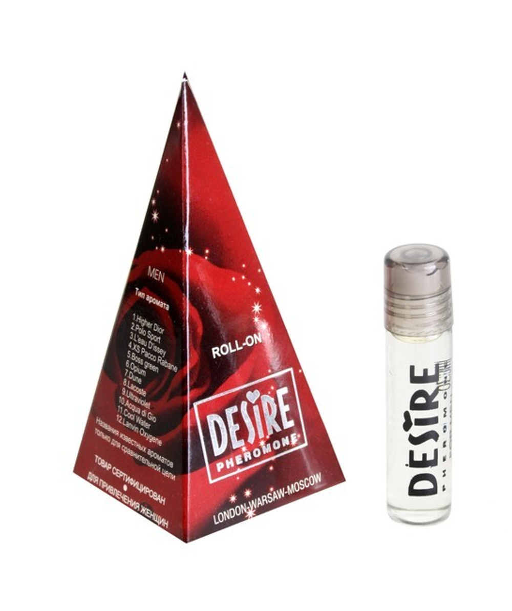 Духи мужские "пирамидка" №5 Boss Green , 5 мл (Цвет: прозрачный)