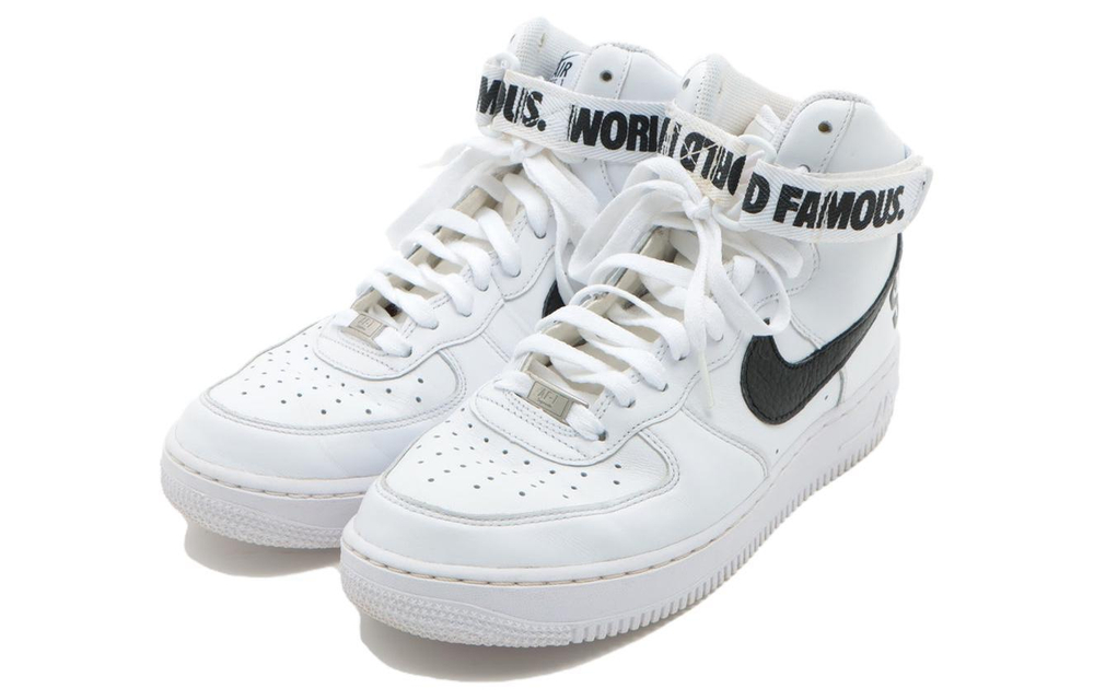 Кроссовки Supreme X Nike Air Force 1 World Famous White