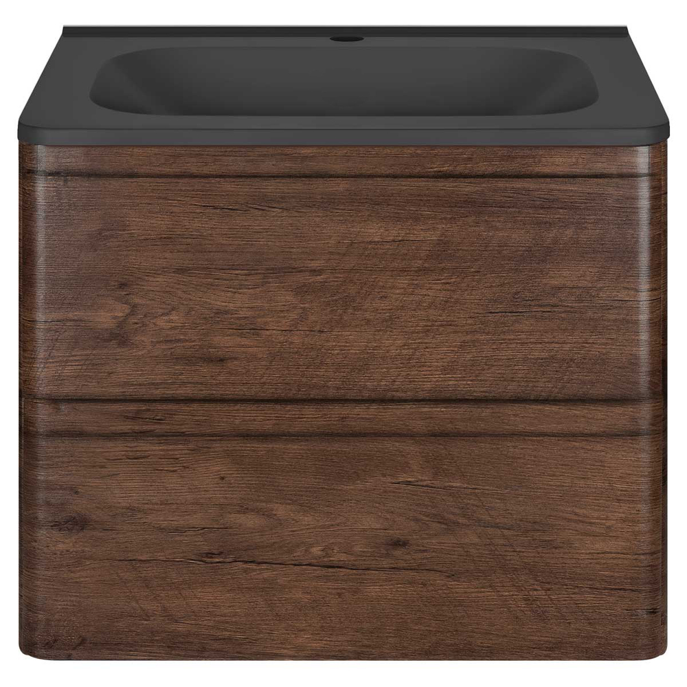 База под раковину Vico 600 подвесная, 2 выкатных ящика soft close, R.Wood