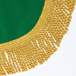 Покрывало на бильярдный стол Рим, 10 футов, желтая бахрома, вельвет