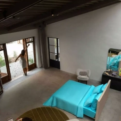 Постельное белье семейное Mollen светло-бирюзовое