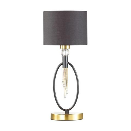 4516/1T NEOCLASSI LN20 64 античная латунь, черный Настольная лампа E27 60W 220V SANTIAGO