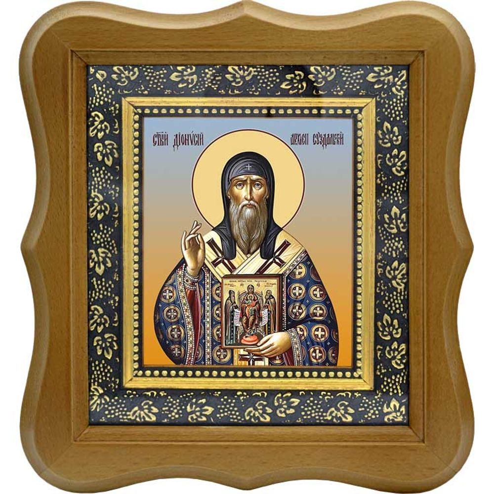 Дионисий, архиепископ Суздальский, святитель. Икона на холсте.