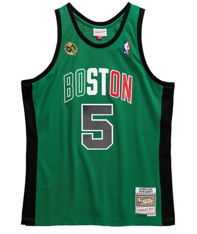Баскетбольная джерси Кевина Гарнетта «Бостон Селтикс»