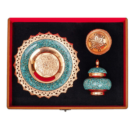 Подарочный набор иранских сувениров 3 предмета фирузе куби V238 Иран