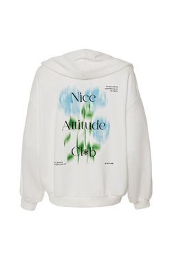 «City vibe zip» Худи на молнии с принтом.