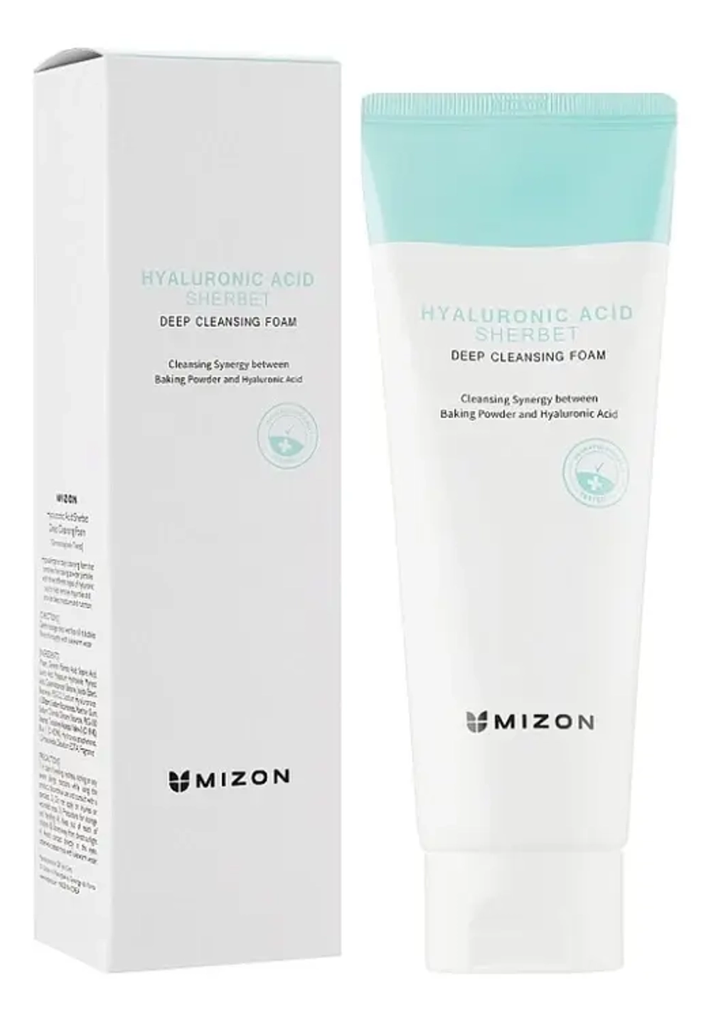 MIZON Глубокоочищающая пенка для умывания с гиалуроновой кислотой - HYALURONIC ACID SHERBET DEEP CLEANSING FOAM ,150мл