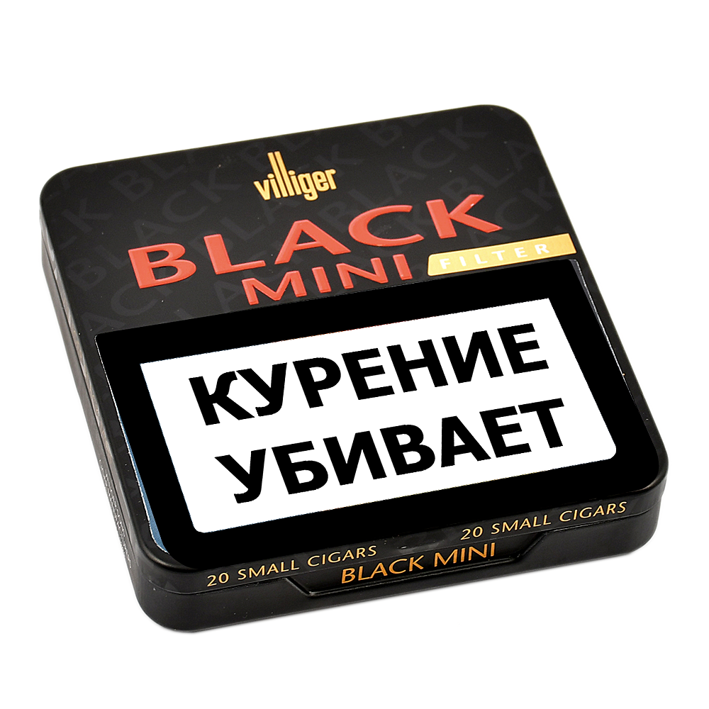 Villiger Black Mini Sumatra Filter 20 Cigarillos