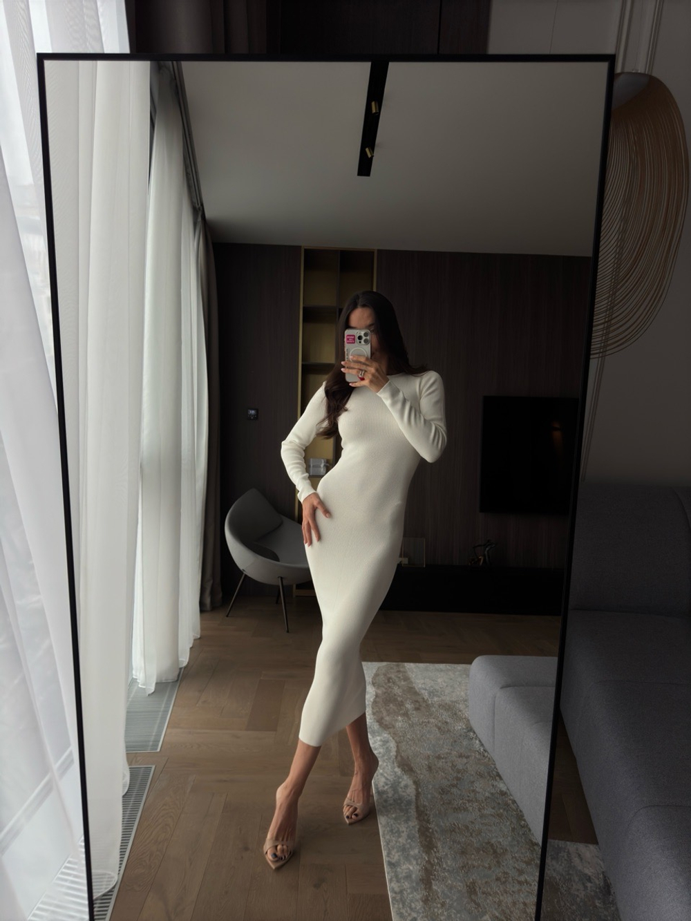 Платье DIANA с длинным рукавом