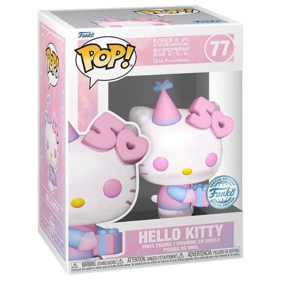 Фигурка Funko POP! Hello Kitty 50th Hello Kitty with Gifts (APAC) (Exc) (77) 76091 / Фигурка Фанко ПОП! по мотивам франшизы "Hello Kitty", Hello Kitty