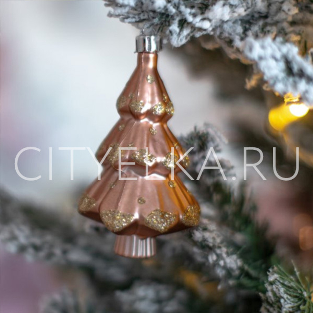 Комплект: Елка Тайла заснеженная с гирляндой, декор Спящая красавица