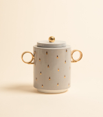 Сахарница — Капли, серый, 580 мл | Мария Кеслер