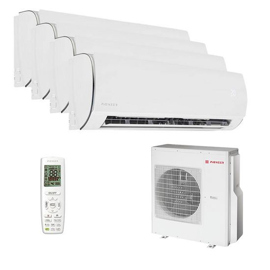 Мультисплит система на 4 комнаты Pioneer KFRI25LW x 4 / 4MSHD36B