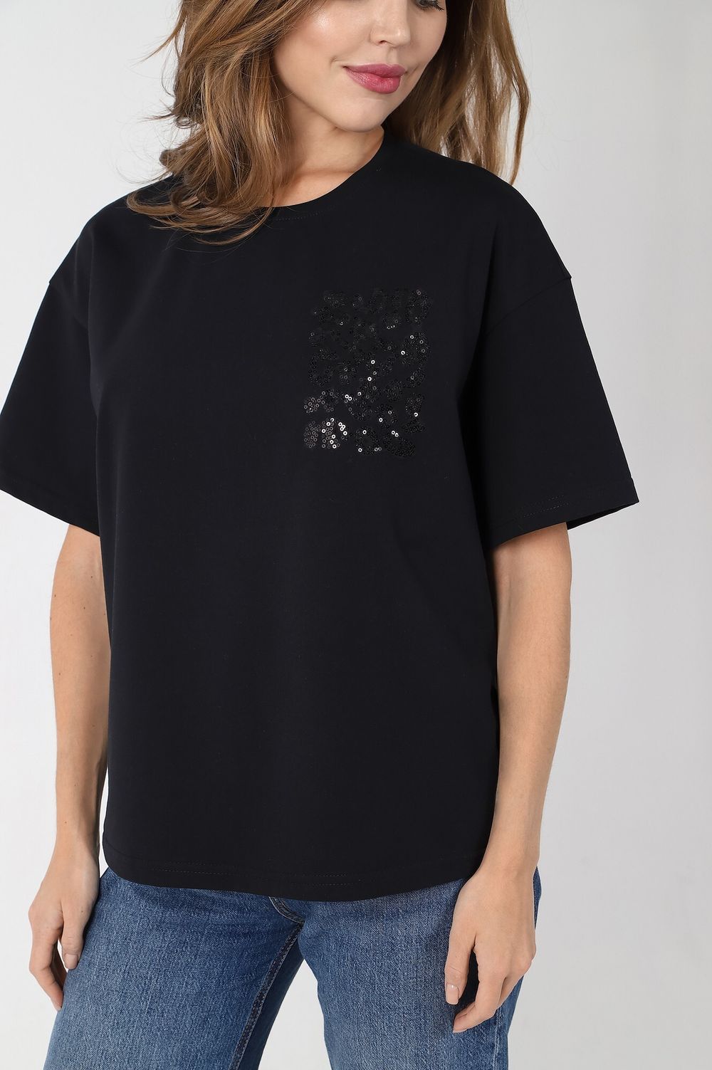 Футболка Джинс Виотекс ЧЁРНЫЙ