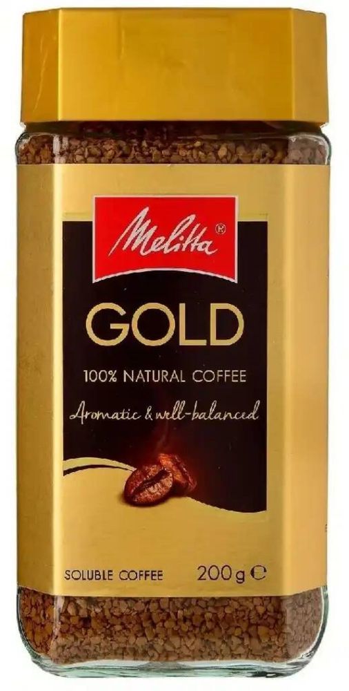 Кофе растворимый Melitta Gold 200 г