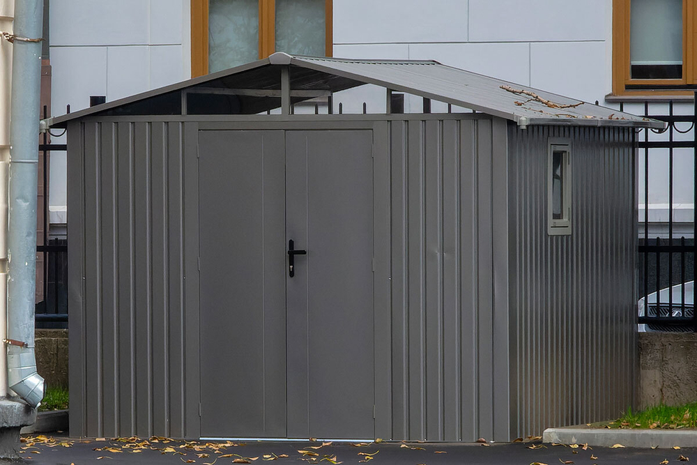 Сарай металлический Black Fox Panorama D