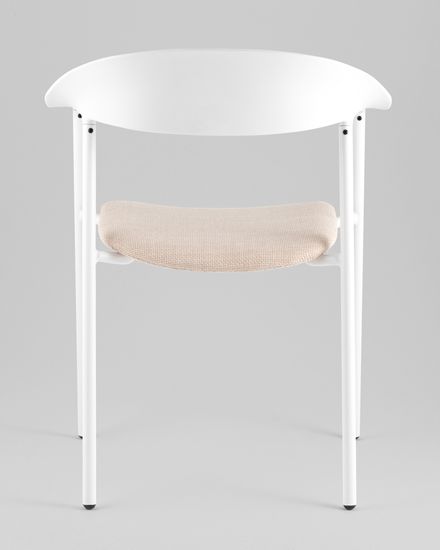 Стул Form с подушкой пластик белый