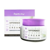 Увлажняющий крем для лица с Протеинами Молока FarmStay Milk Visible Difference White Cream 100г