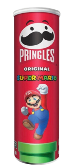 Чипсы Pringles Super Mario с оригинальным вкусом