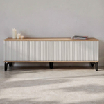 Тумба под телевизор на ножках ROYAL 5047 эко (Дуб Кантри-Черный)