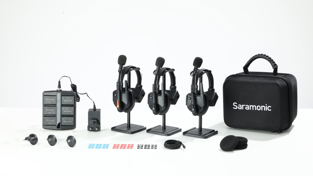 Интерком система Saramonic WiTalk9 WT3S 3 гарнитуры в комплекте
