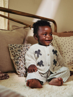 Вязаный кардиган для малышей Next K82-442, Светло-серый