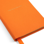 Smythson Блокнот Wonder Woman Chelsea Notebook in Panama, Bright Tangerine