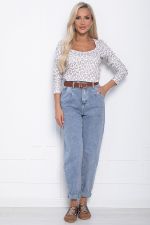 Лонгслив Лео (бело-бежевый) Б11038 LT Collection