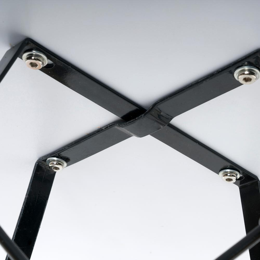 Стол CINDY NEXT (mod. 70-80 MDF) металл/мдф/бук, белый/натуральный, D80х75см