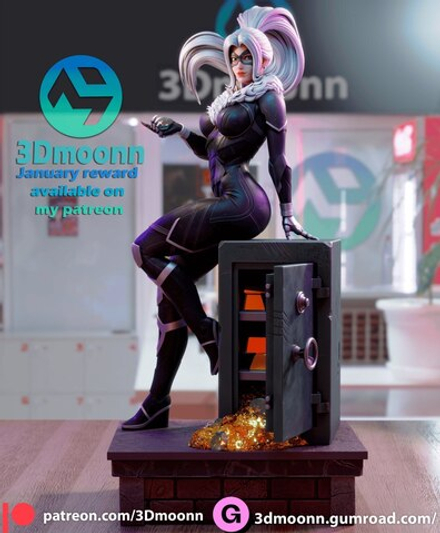Фигурка Чёрная кошка Фелиция Харди Black Cat Felicia Hardy