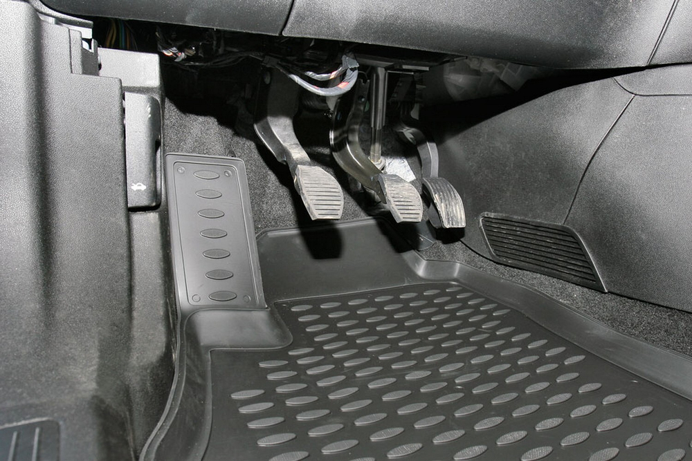 Коврики Standard, в салон FIAT Grande Punto 5D 2005- , 4 шт. (полиуретан, чёрные) Element.NLC.15.23.210