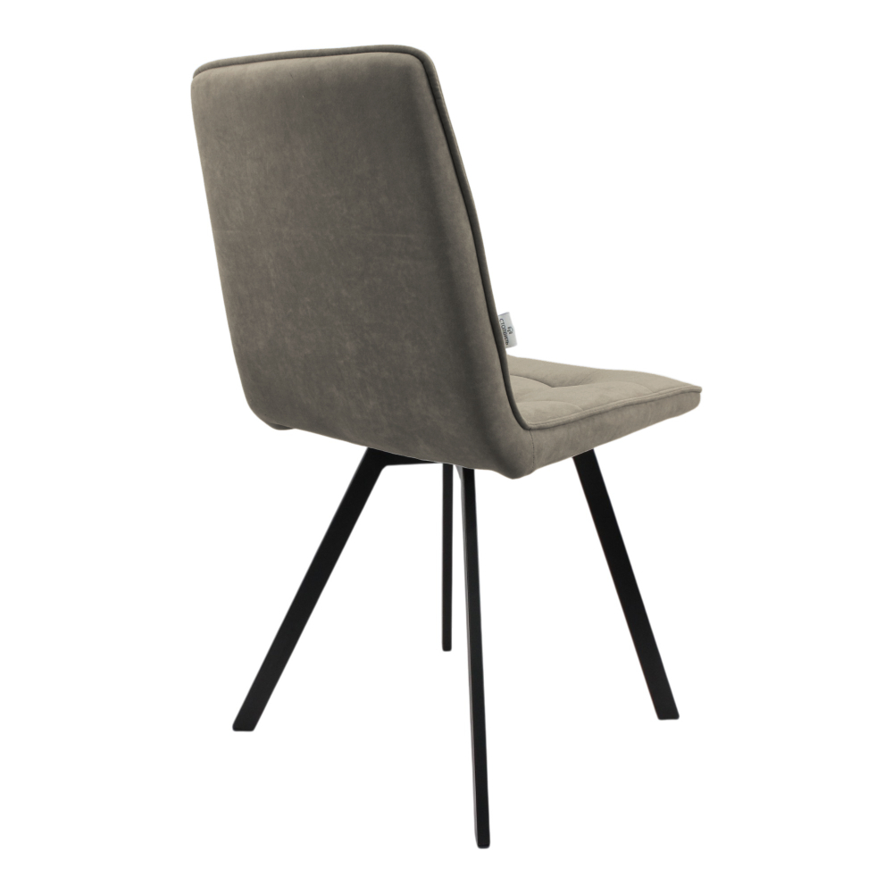 Стул "Ромул" (арт. 318). велюр Бренди В29 коричневый, ножки черные