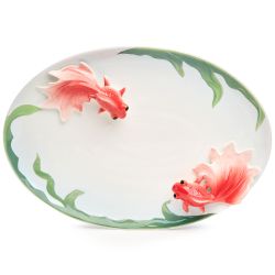 БЛЮДО LEFARD "ЗОЛОТАЯ РЫБКА" 32*22*5 СМ (КОР=12ШТ)