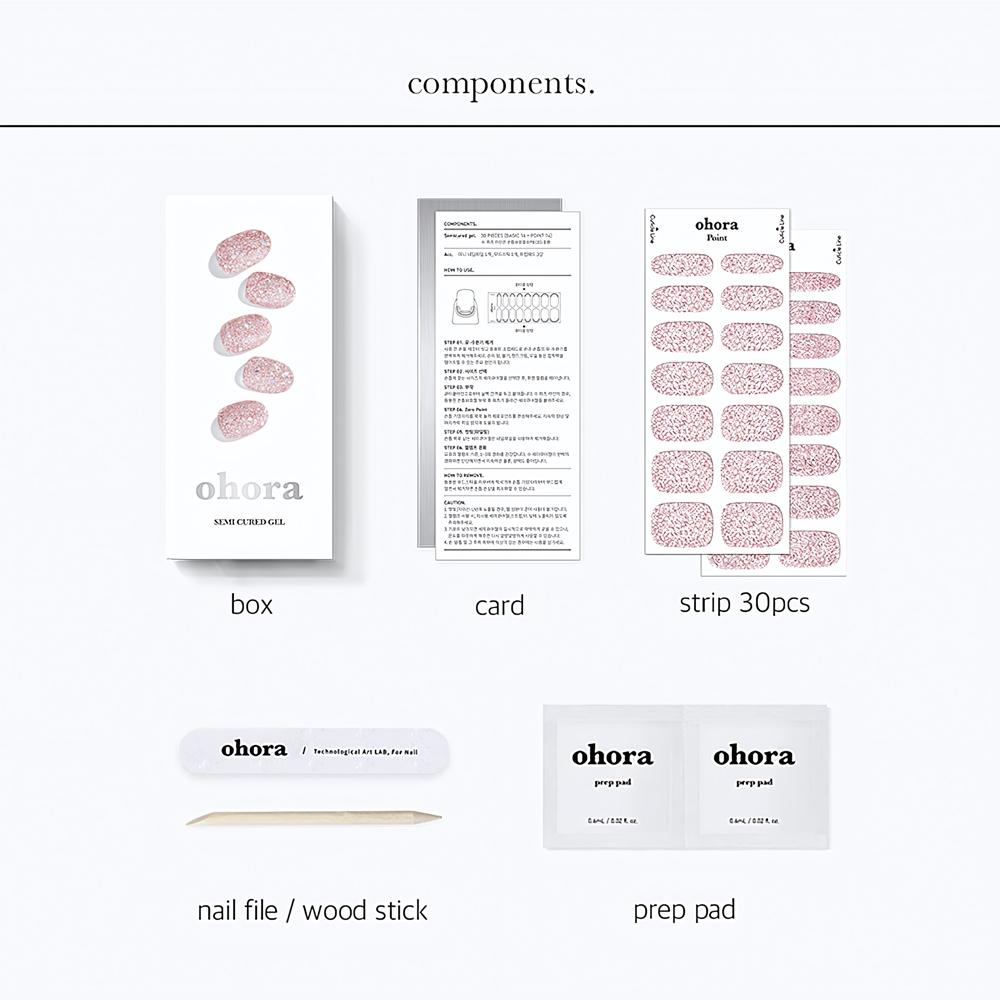 ohora Gel Nail Sticker N Pixie Dust - Наклейки на ногти оттенок NB-020, 0