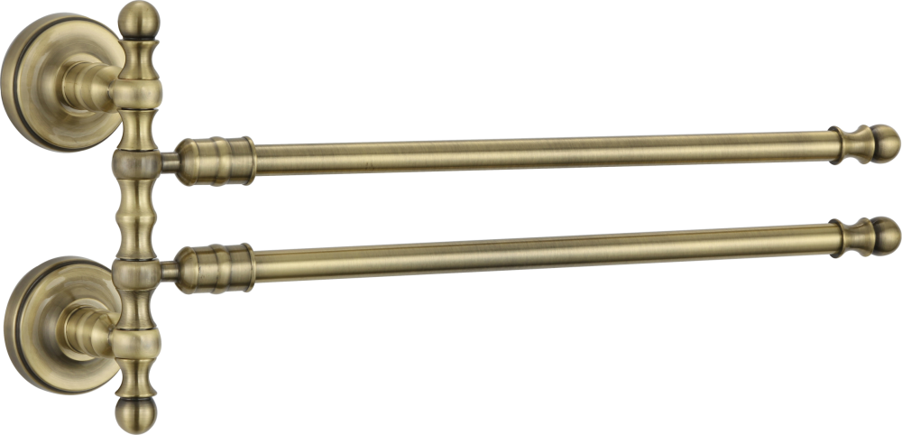 31012-D П/держатель поворот. 2-ной (БРОНЗА) GANZER  (10/1шт)