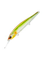 Воблер для рыбалки Duel L-Bass Jerkbait Mid 110 SF F1239 #MGSR, 110 мм, 16 г, медленно всплывающий, минноу