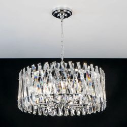 Citilux Ингвар CL334281 Люстра подвесная хрустальная Хром