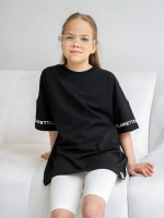 Летний костюм для девочки с велосипедками