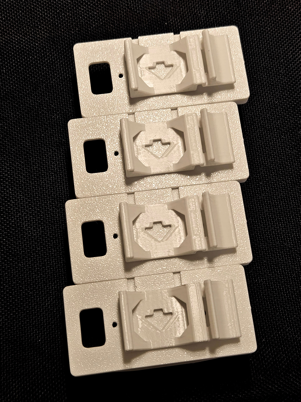 Набор 4 шт., Крепление-держатель для Aqara LED strip driver, 3D печать, белый