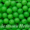 Матовые бусины, Зелёный Неон (мат.бус.)