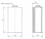 Котел газовый настенный Baxi ECO-4S 1.24F (7659666--)