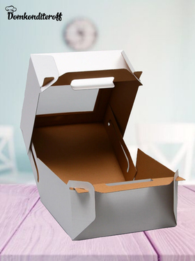 КОМПЛЕКТ коробок 2 фигурных окна 22х22х24 - 5 шт