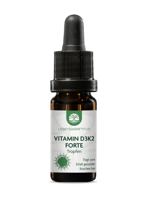 Vitality Pure Vitamin D3 K2 Forte Drops 10ml