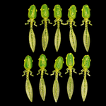 10 шт 5 см Силиконовая приманка креатура головастик слаг RuBaits Tadpole Рыболовная приманка для рыбалки на окуня на щуку на форель на судака На спиннинг джиг микроджиг 0,9 гр.