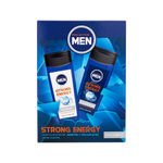 Косметический набор для муж. Strong Energy (гель для душа 250 мл + шампунь 250 мл)