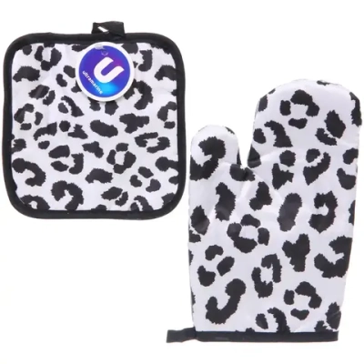 Прихватка в наборе с прихваткой-варежкой «Сафари», 25,5*15,5 см и 17*17 см, микс